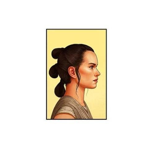 Star Wars Movie Canvas Art Paintings Poster and Print Black Warrior