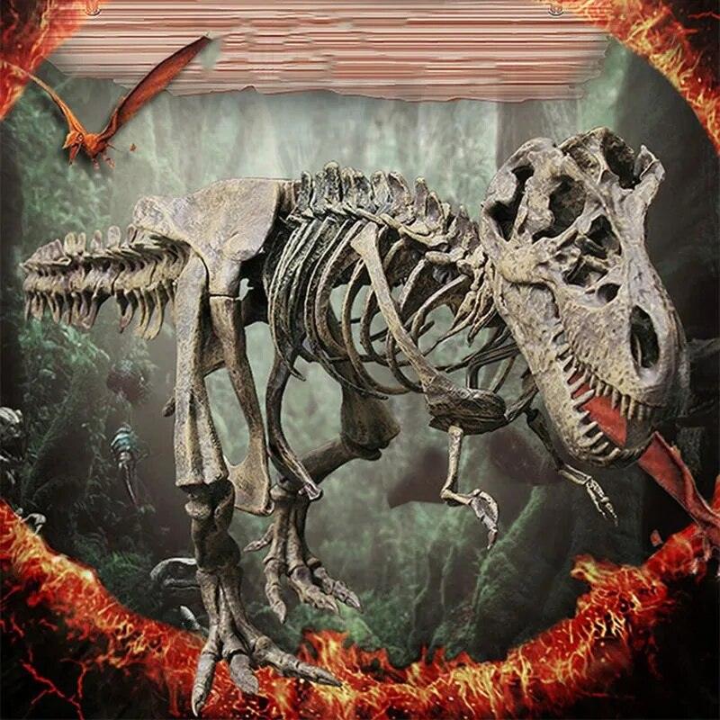 T Rex Tyrannosaurus Rex Skeleton Dinosaur Toy Animal Model Collector