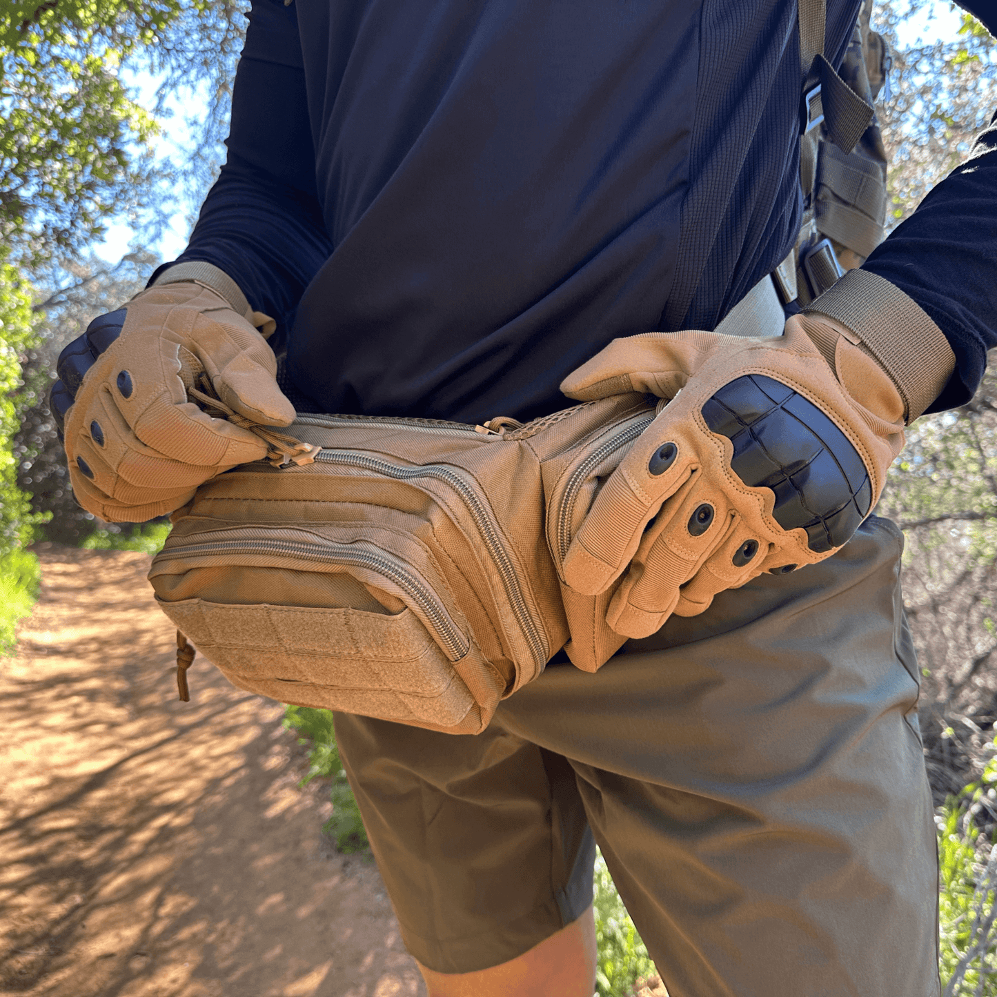 Tactical Waist Bag & MOLLE EDC Pouch For Outdoor Activities