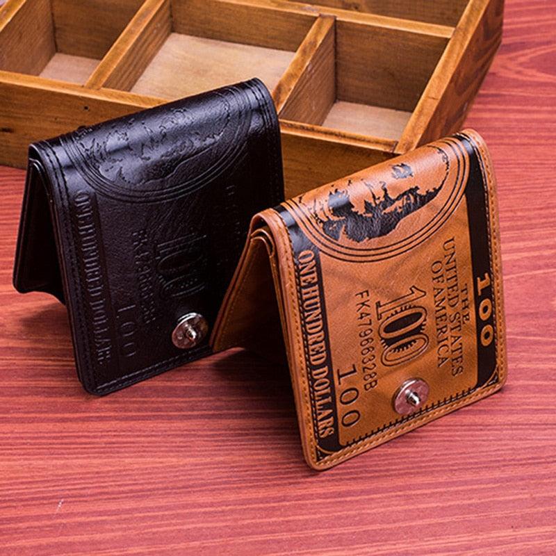 Leather Men's $100 Bill Wallet