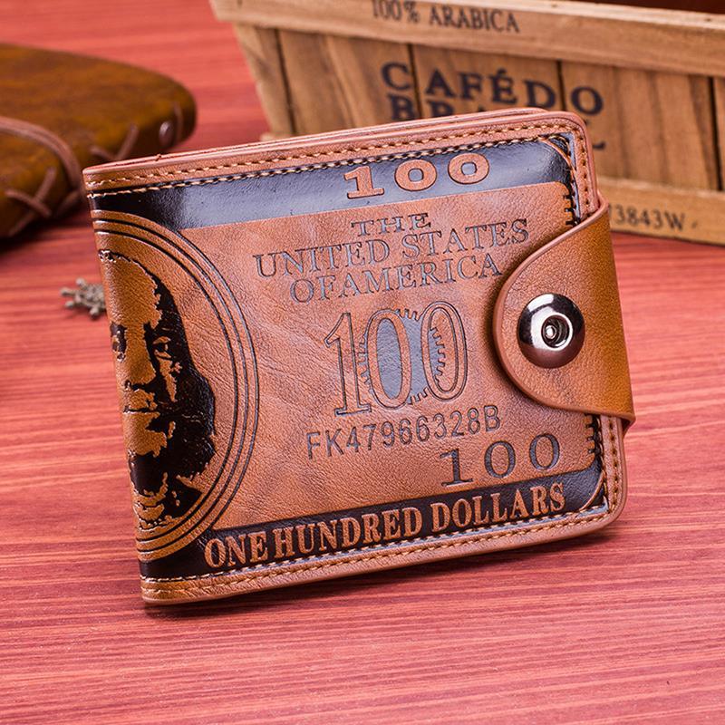 Leather Men's $100 Bill Wallet