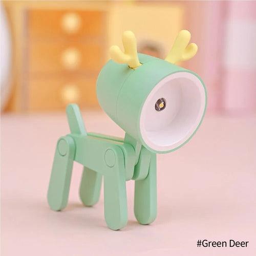 Mini Night Light LED Cartoon Cute Hero Police Desk Lamp Desktop