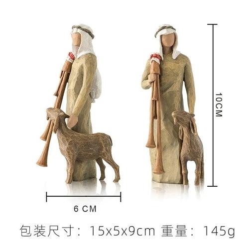 Holy Family Willow Tree Figurine Easter Religious Jesus Nativity Set