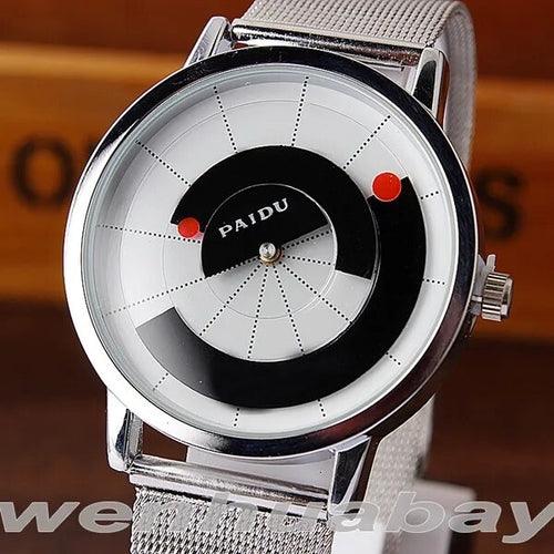 Minimalist Unisex Watch for Men Women Couple Simple Style Creative