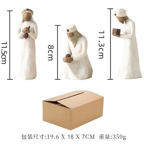 Holy Family Willow Tree Figurine Easter Religious Jesus Nativity Set