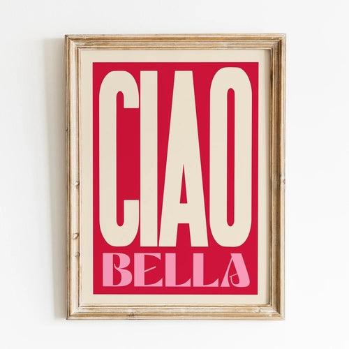 Inspired Ciao Bella Music Lyrics Gig Indie Rock Gift Concert Wall Art