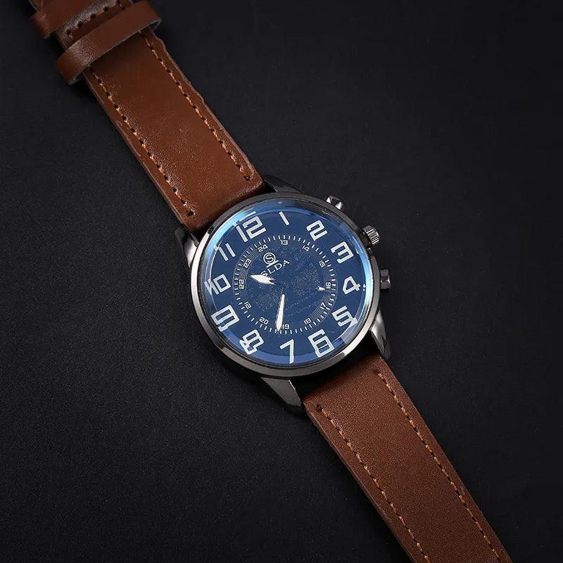 Vintage Men's Watches Classic Simple Business Quartz Watch for Men