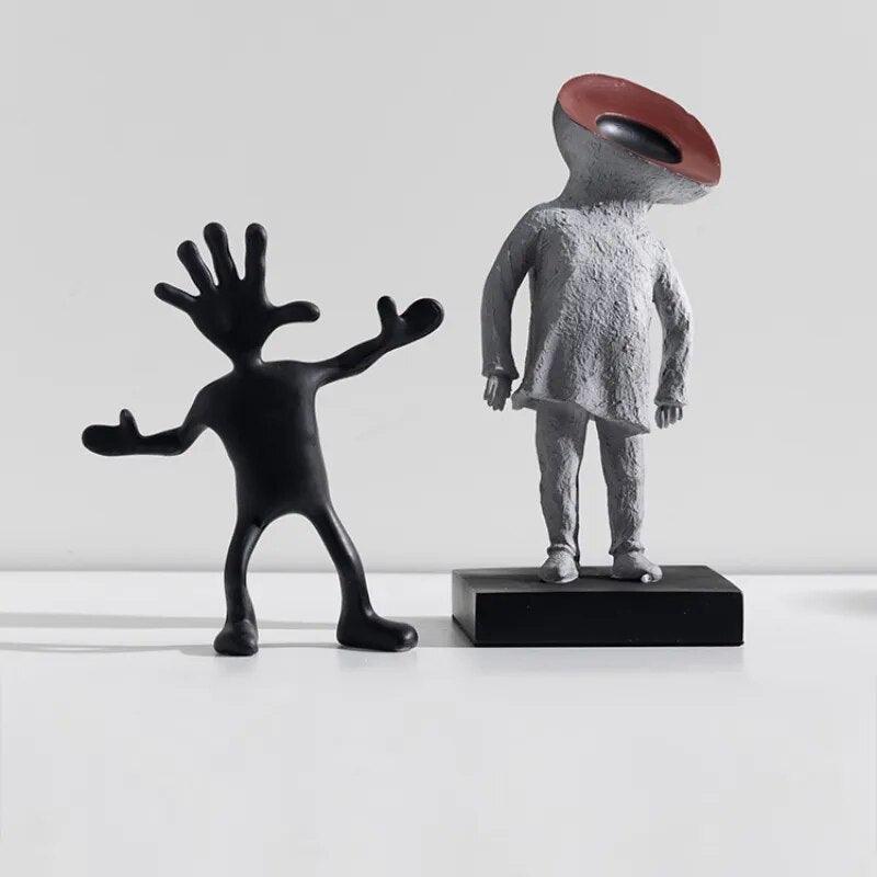 Nordic Modern Minimalist Creative Abstract Character Sculpture Cartoon