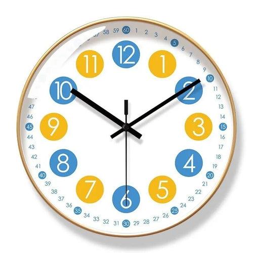 Simple Living Room Clock Nordic Household Modern Punctual Plastic