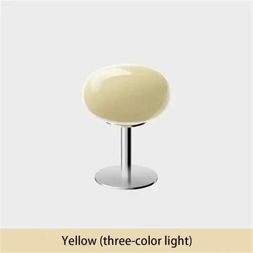 Lollipop Table Lamp Medieval Cream Glass Lamp Living Room Bedroom