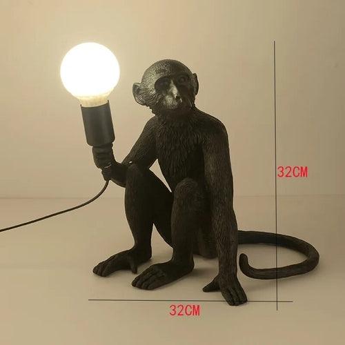 Modern LED Art Monkey Floor Light Resin LED Floor Lamp for Living