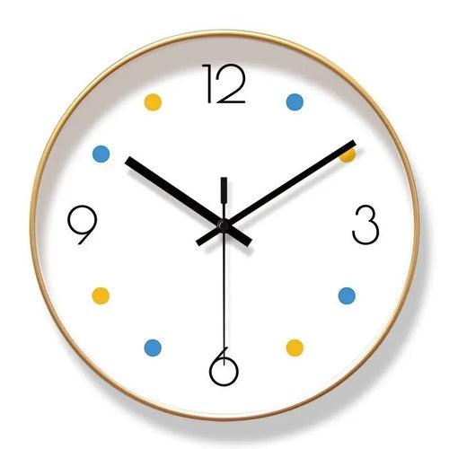 Simple Living Room Clock Nordic Household Modern Punctual Plastic