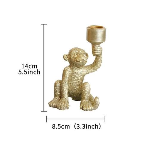 Modern LED Art Monkey Floor Light Resin LED Floor Lamp for Living