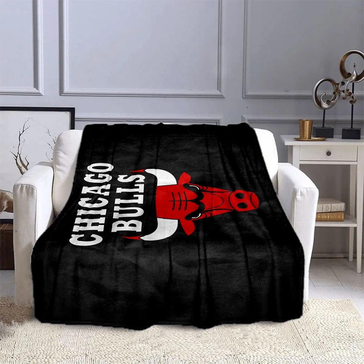 Basketball Logo Cartoon Blanket - MaxwellVerBeek.com