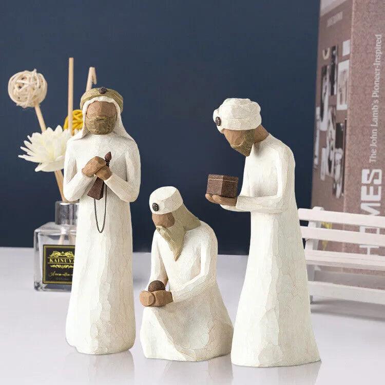 Holy Family Willow Tree Figurine Easter Religious Jesus Nativity Set