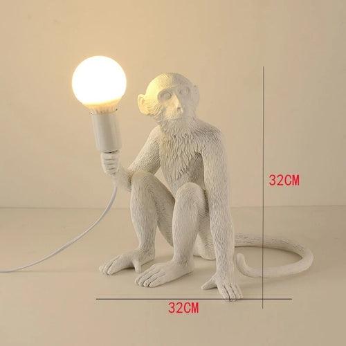 Modern LED Art Monkey Floor Light Resin LED Floor Lamp for Living