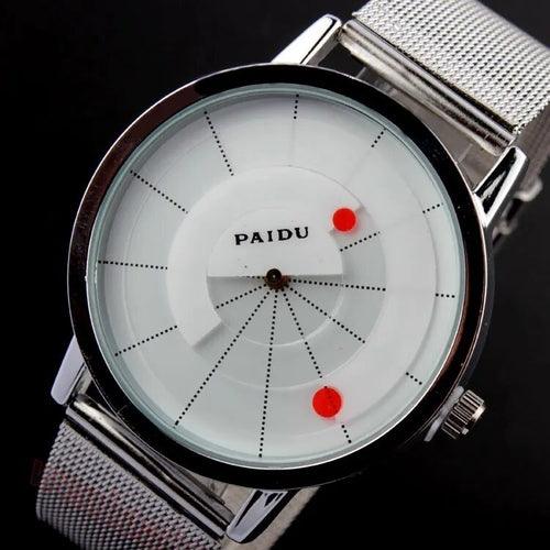 Minimalist Unisex Watch for Men Women Couple Simple Style Creative