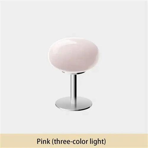 Lollipop Table Lamp Medieval Cream Glass Lamp Living Room Bedroom