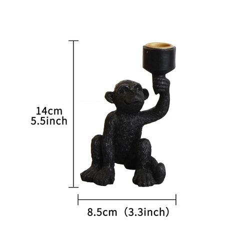 Modern LED Art Monkey Floor Light Resin LED Floor Lamp for Living