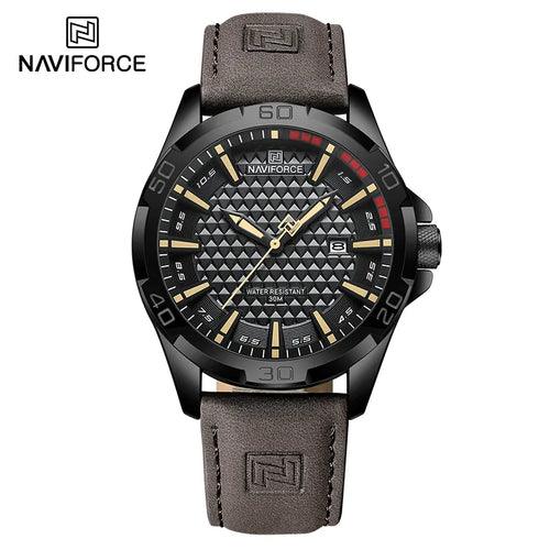 NAVIFORCE Men Casual Sport Military Quartz Calendar Wrist Watch