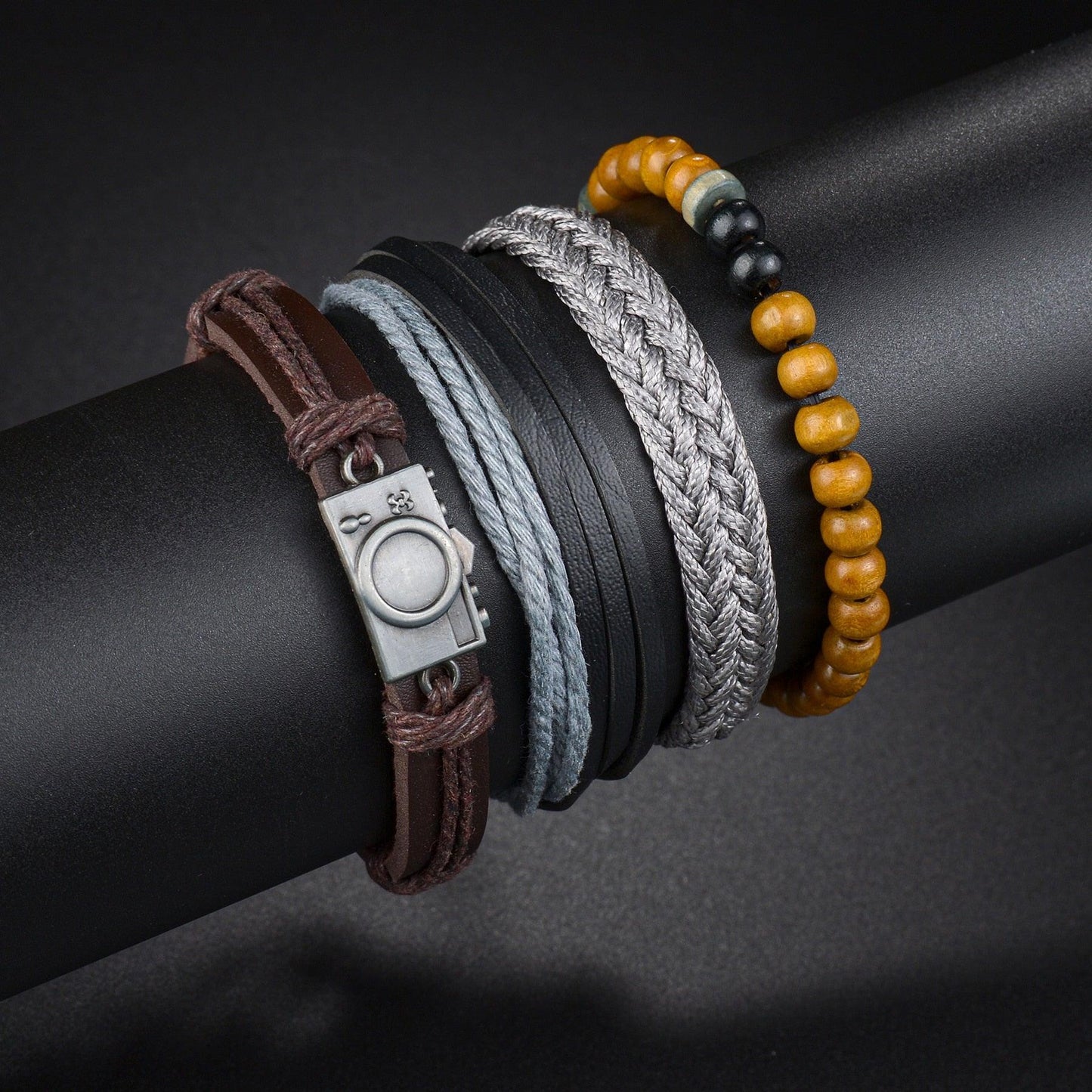 Men's Modern Multilayered Bracelet