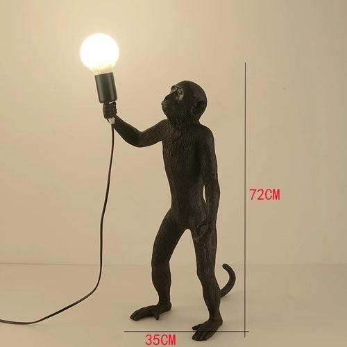 Modern LED Art Monkey Floor Light Resin LED Floor Lamp for Living