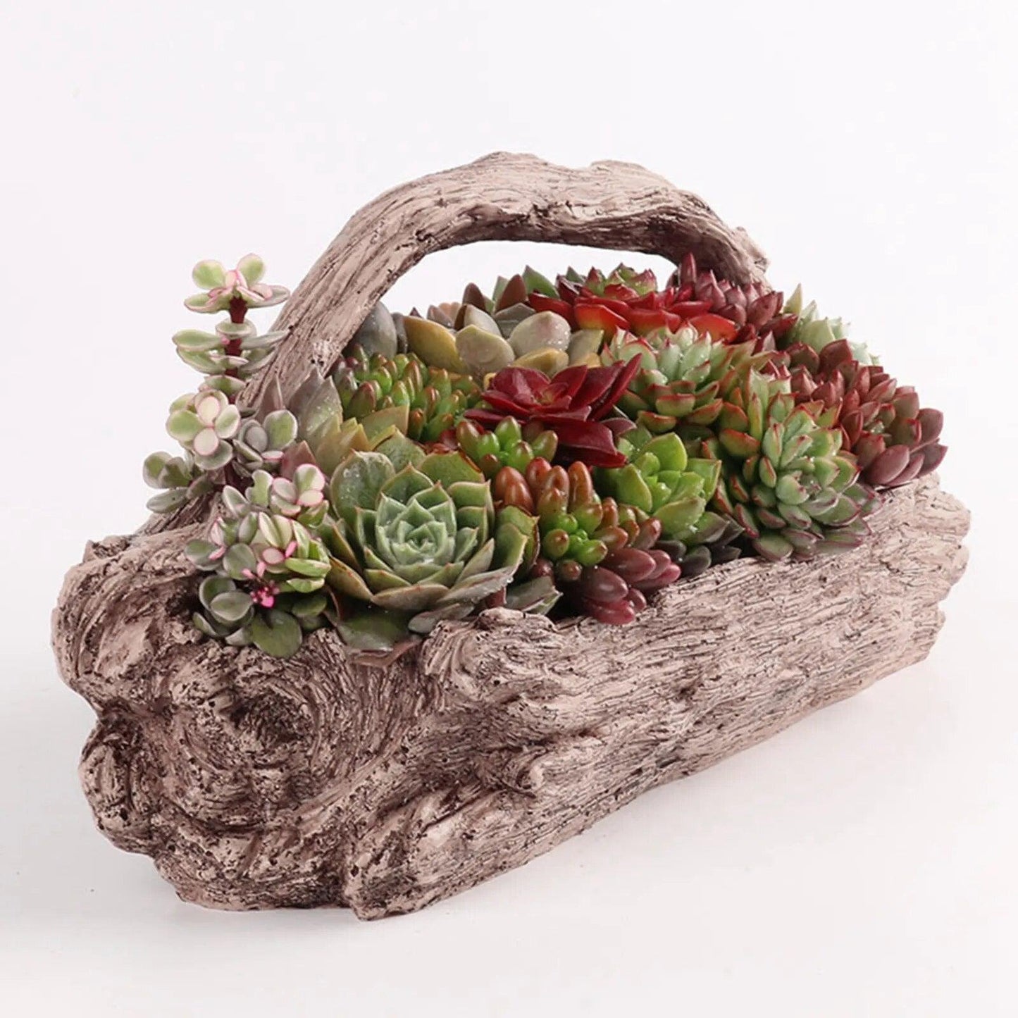 Resin Tree Shaped Succulent Planter Desk Flower Pot Landscape Ornament