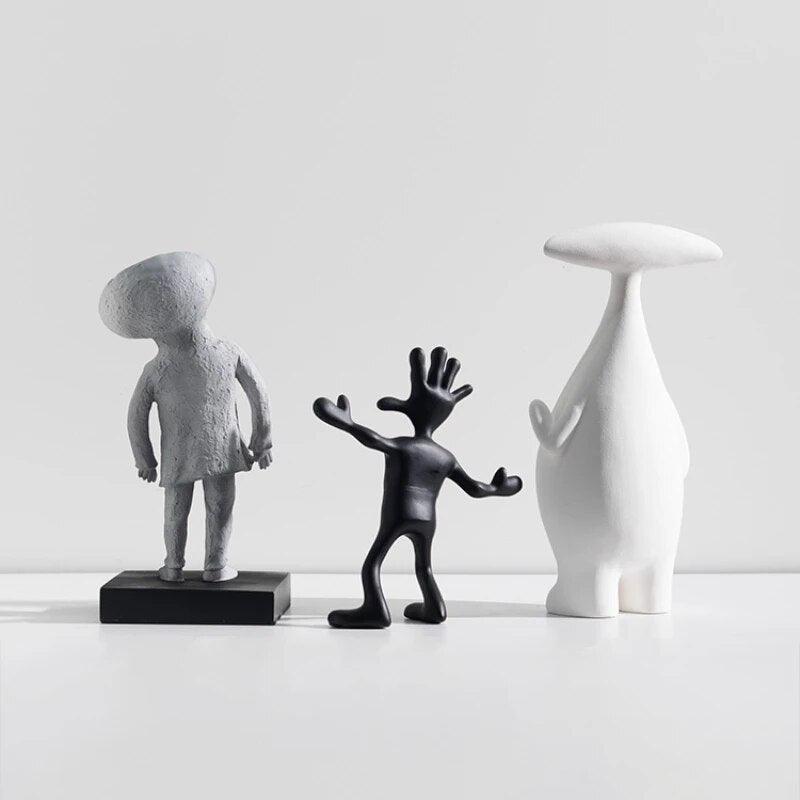 Nordic Modern Minimalist Creative Abstract Character Sculpture Cartoon