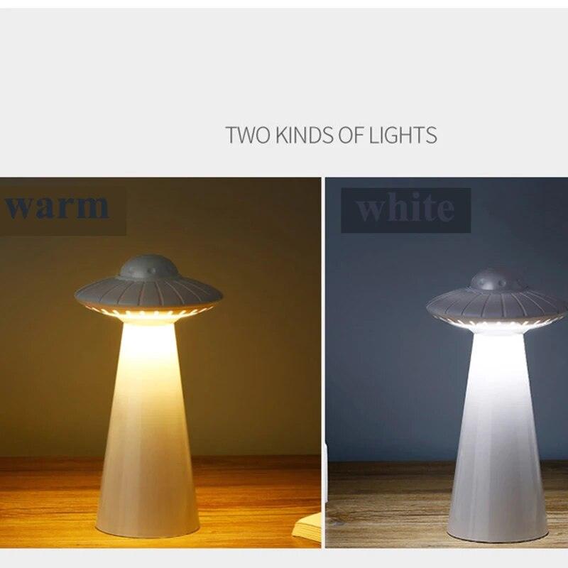 UFO Night Light Dimmable Reading Desk Lamp Bedside Lighting