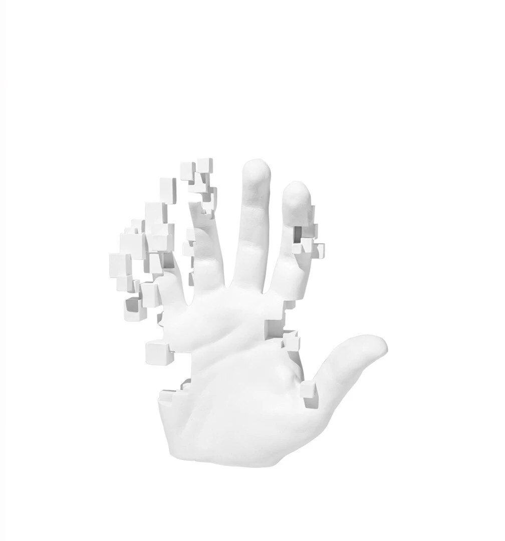 White Artistic Hand Art Body Statue Abstract Sculptures Modern