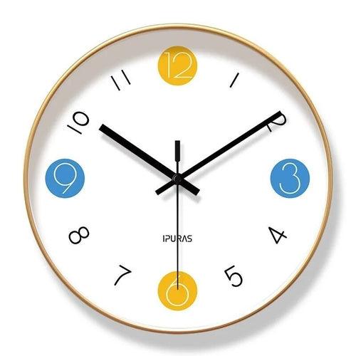 Simple Living Room Clock Nordic Household Modern Punctual Plastic