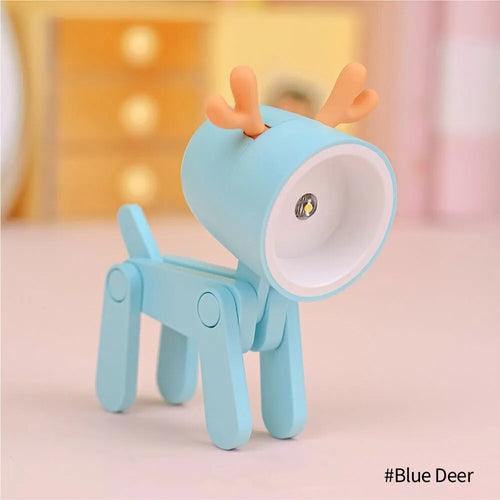 Mini Night Light LED Cartoon Cute Hero Police Desk Lamp Desktop