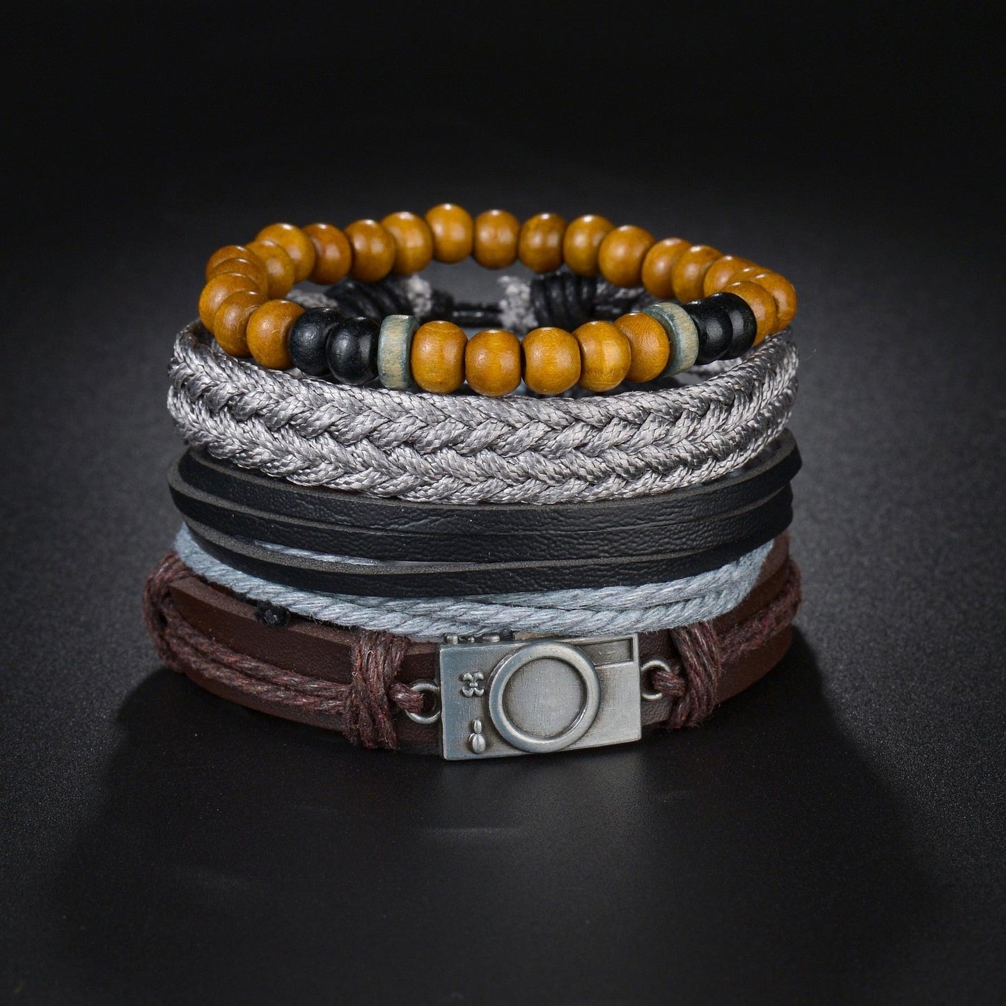 Men's Modern Multilayered Bracelet