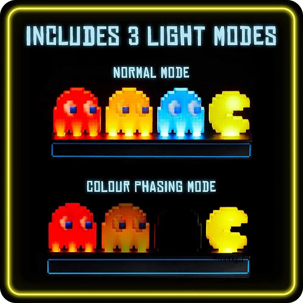 Voice Control 3D Night Lights Colorful Pac Man Pixel Game Icon Lamp