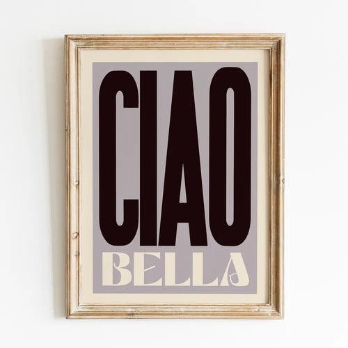 Inspired Ciao Bella Music Lyrics Gig Indie Rock Gift Concert Wall Art