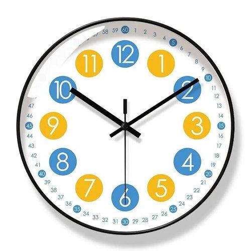 Simple Living Room Clock Nordic Household Modern Punctual Plastic