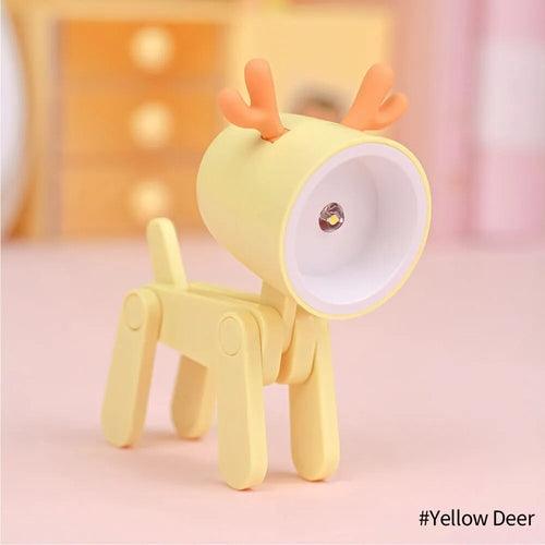 Mini Night Light LED Cartoon Cute Hero Police Desk Lamp Desktop