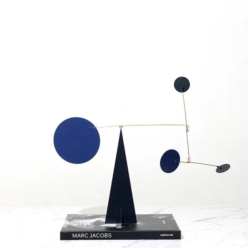 Modern Minimalist Balance Dynamic Geometric Ornaments Morandi Metal Mobile