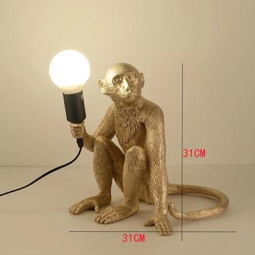 Modern LED Art Monkey Floor Light Resin LED Floor Lamp for Living