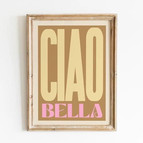 Inspired Ciao Bella Music Lyrics Gig Indie Rock Gift Concert Wall Art