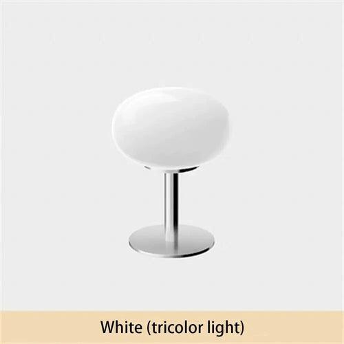 Lollipop Table Lamp Medieval Cream Glass Lamp Living Room Bedroom