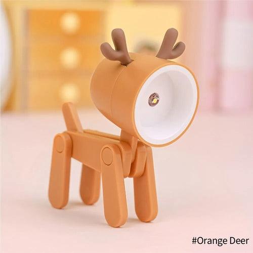 Mini Night Light LED Cartoon Cute Hero Police Desk Lamp Desktop