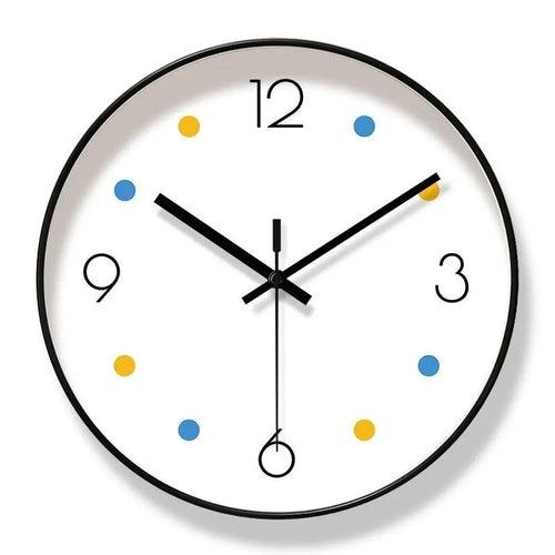 Simple Living Room Clock Nordic Household Modern Punctual Plastic