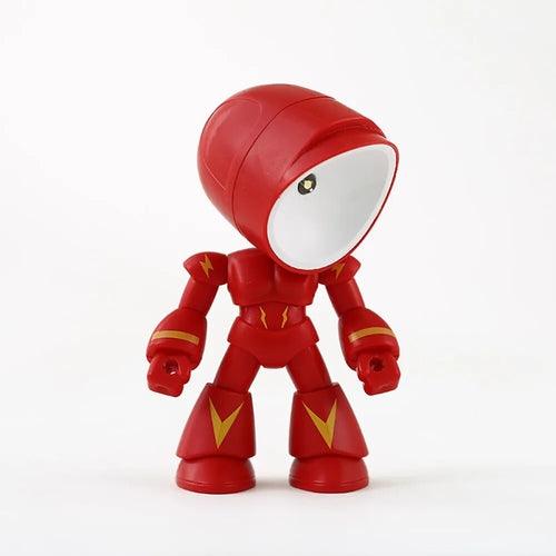 Mini Night Light LED Cartoon Cute Hero Police Desk Lamp Desktop