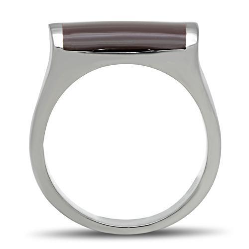 Men's Stainless Steel Epoxy Ring TK327