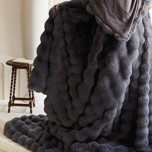 Tuscan Imitation Fur Blanket For Winter Luxury Warmth