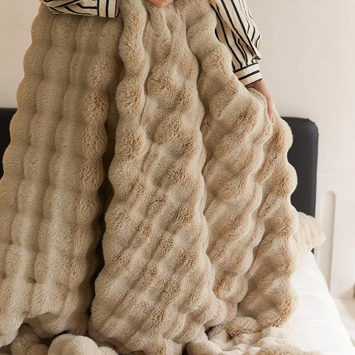 Tuscan Imitation Fur Blanket For Winter Luxury Warmth