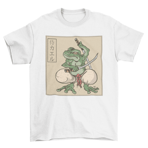 Samurai frog t-shirt