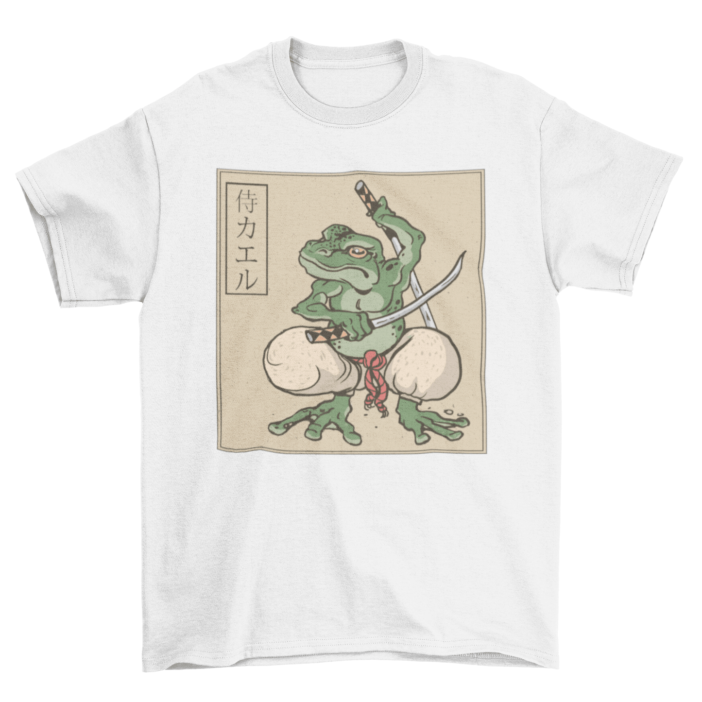 Samurai frog t-shirt