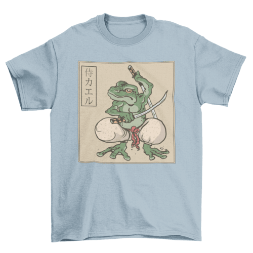 Samurai frog t-shirt